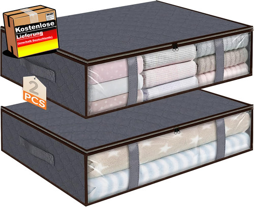 Unterbett aufbewahrungsbox 40l - aufbewahrungsbox,