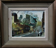 Straßeszene in Paris mit