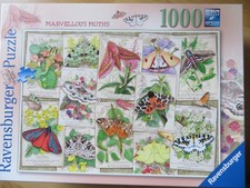 Ravensburger Puzzle 1000 Teile - Marvellous Moths - vollständig - UK 