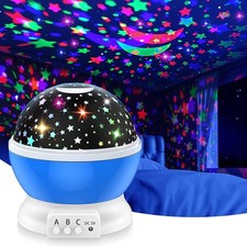 LED Galaxy Projektor Sternenhimmel Kinder Sterne Nachtlicht Geschenk Lampe Retoo