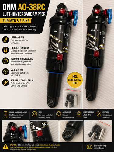 Dnm 38rc luftdämpfer mtb - ao-38rc,