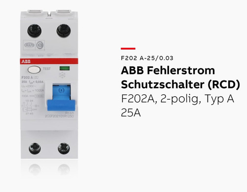 Abb schutzschalter f202 - abb,