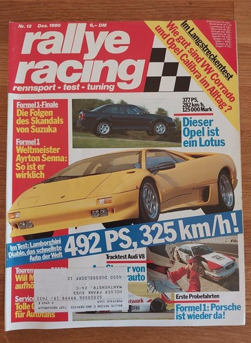 Rallye racing 1990 audi v8 - rallye, 12/1990