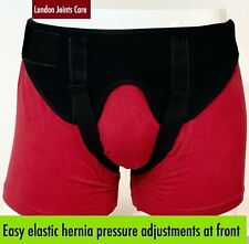 Hernie Stützgürtel Leistenbinder 2 weich 2 harte abnehmbare Pads Profi NHS
