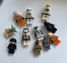 11 LEGO Star Wars Figuren Commander Fox Clone Trooper Jedis Piloten Konvolut