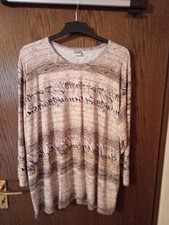 Damen T-Shirt, "Bigchic", Gr. 56, Langarm