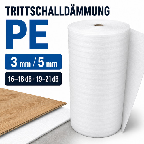 Trittschalldämmung 5 mm - pe,
