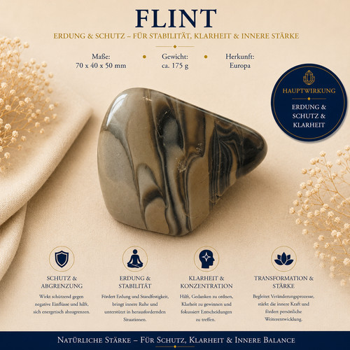Flint freiform 175g feuerstein - 175g,