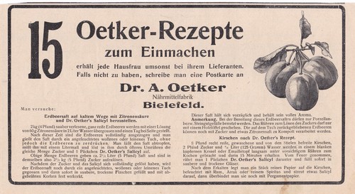 Oetker original werbung - dr.,