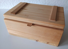 Kleine Holzkiste Kiefer Leimholz massiv - Hobbywerkstatt - Unikat - gebraucht