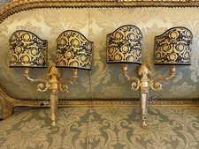 Versace Luxus Lampe Wandleuchter 2 Stück Massiv