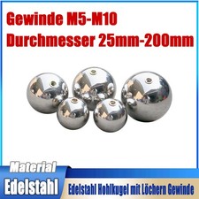 Edelstahl Hohlkugel mit