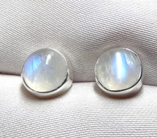 🌙 Mondstein Ohrstecker 7 mm