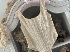 Boudoir Mieder Schneiderpuppe Deko Corsage Spitze Brocante Shabby