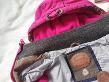 *NAKETANO* Übergang Jacke Mantel für Damen oder Mädchen* Fuchsia *Gr. S* wie NEU