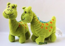 H&M Dino Dinosaurier Drache grün 2 Stk Schmusetier Kuscheltier Stofftier (T138)