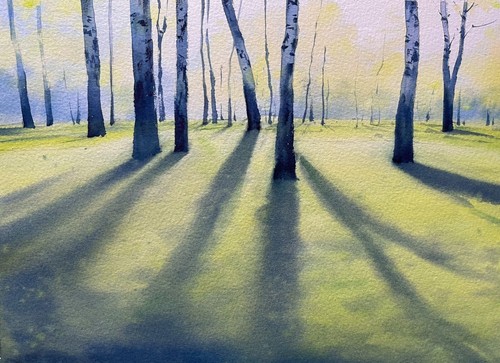 Originales gemälde aquarell - , gemälde,