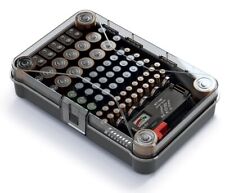 Batteriebox Organizer Sortierbox Batterietester Aufbewahrungsbox f. 85 Batterien