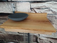 XL Esche Waschtisch Massivholz