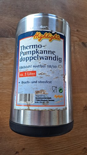 Pumpkanne thermo - pumpkanne, thermo-pumpkanne