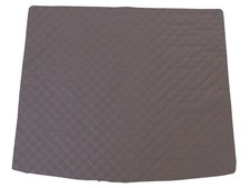 Braun Gestepptes Kunstleder Kofferraummatte für Volkswagen Caddy Maxi V Caddy Ko