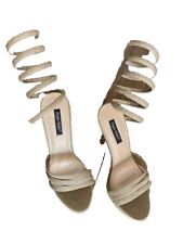 Damen High Heels Stiletto Plateau Gr.38 Gold Spirale Neu Sergio Todzi Neu