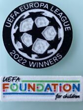 Eintracht Frankfurt SET 2022 UEFA EUROPA Champions League Winners Patches + UEFA