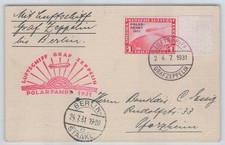 Zeppelin Nr.  456 Postkarte