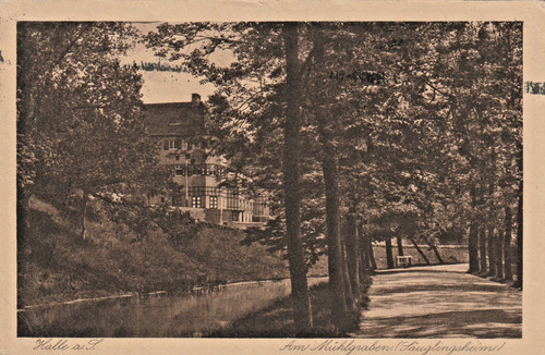 Halle saale säuglingsheim - saale,,