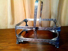 Walker & Hall Sheffiel England Metallmontur versilbert Weinblattdekor antik