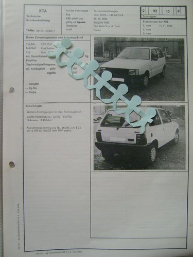 Pkw italien genex fiat uno - fiat,