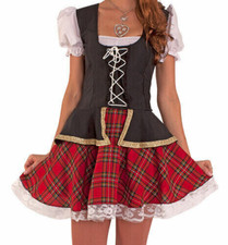 sexy Schottenkostüm Schottin
