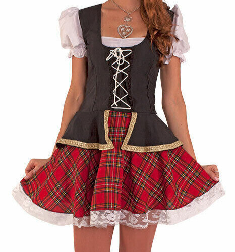 Sexy schottenkostüm schottin - schottenkostüm,