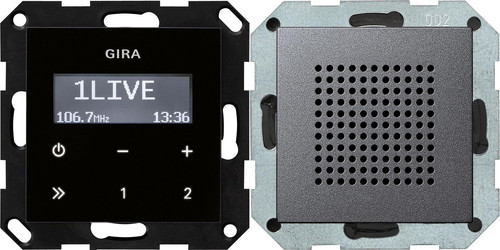 Gira 228028 unterputz radio - gira,