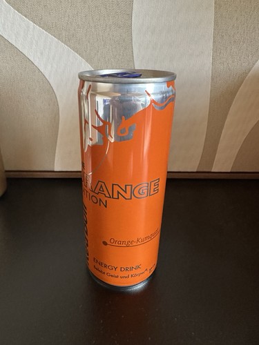 Red bull the - bull, orange