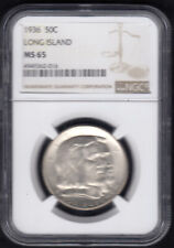 Half Dollar 1936   "Long Island" NGC MS 65, stempelglanz