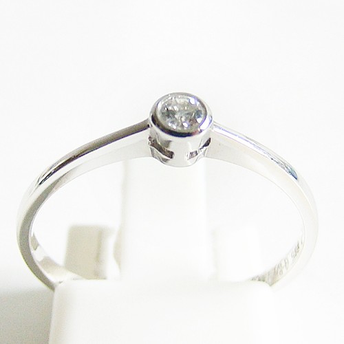 Ring weißgold 585er 14 - ring, /
