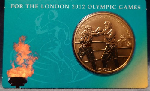 Medaille boxing for the london - the,
