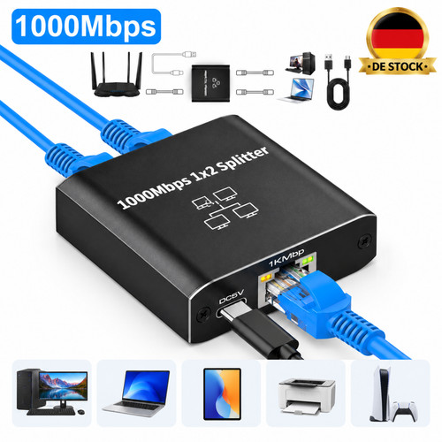Lan splitter auf gigabit - auf,