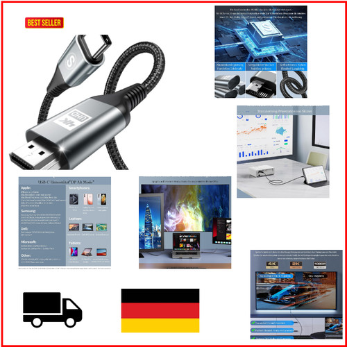 Usb hdmi kabel 4k 60hz - zu, 5m