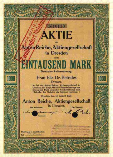 Anton reiche dresden 1923 - reiche, ag