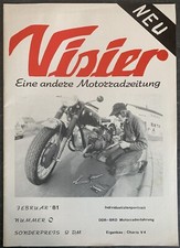 Zeitschrift Visier Nummer 0, Yamaha Martini, Eigenbau V4, DINA4, 28 Seiten 1981