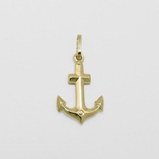 Anker Anhänger Echt Gold 333