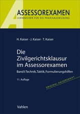 Die Zivilgerichtsklausur im