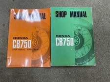 Original Honda CB750 Four K0 Sandcast Diecast Werkstatthandbuch mit K1 Ergänzung