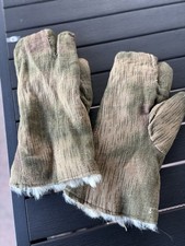 Wehrmacht Sumpftarn Handschuhe WW2 Uniform WK2
