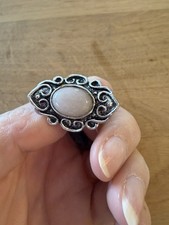 Silberfarbener Vintage-Ring