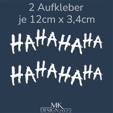 HAHAHA Joker Aufkleber Auto