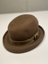 Diefenthal Hut Melone Fedora Braun 55 S Braun Filz Wolle