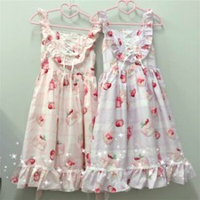 Damen Lolita Kleid Rüschen